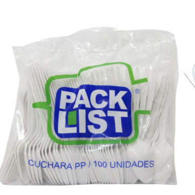 CUCHARA DE PLASTICO BLANCO