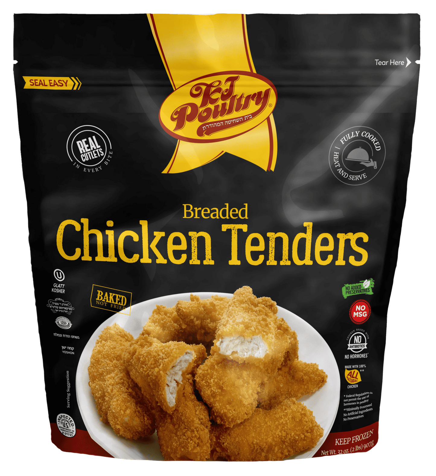 TIRITAS DE POLLO APANADAS 2Lb - KJ POULTRY