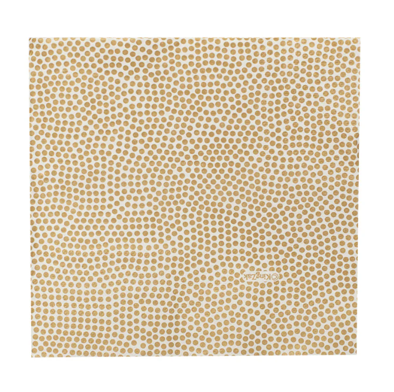 SERVILLETAS HANNA DORADAS - 36 Unidades