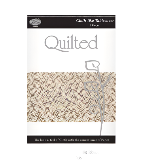 MANTEL LILLIAN GOLD DOTS- 137.2 CM X 259.1 CM X 1