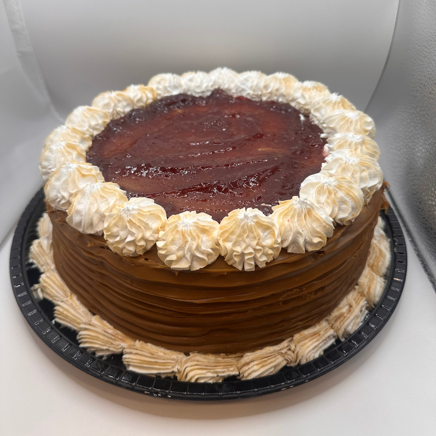 TORTA HOJARAZCA MANJAR SIN LACTEOS