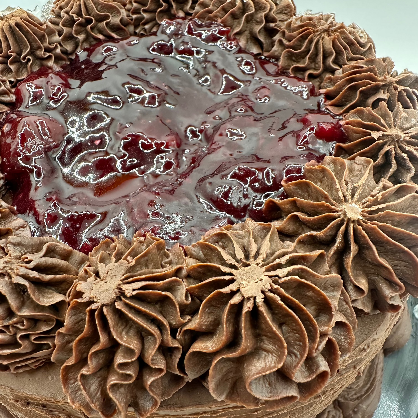 TORTA CHOCOLATE GUINDA ACIDA