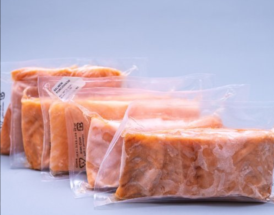 SALMON EN PORCION CON PIEL