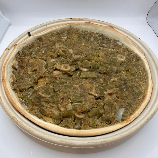 QUICHE DE ESPARRAGOS Y ACEITUNAS