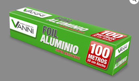ROLLO ALUMINIO FOIL 30 CM x 100 MT