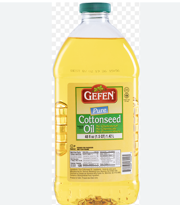 COTTONSEED OIL ( ACEITE DE SEMILLAS DE ALGODON) 1.42 LTS
